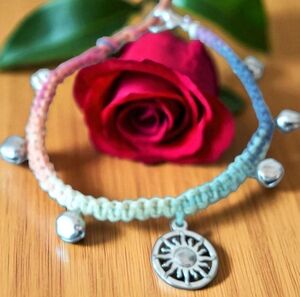 Bell Anklet With Sun Charm